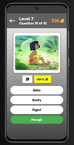 Guess Cartoon Character Quiz Captura de tela 2