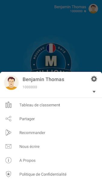 Millions Quiz - Français Ekran Görüntüsü 0