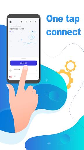 Galaxy VPN - Free VPN Unlimited time & traffic Screenshot 1