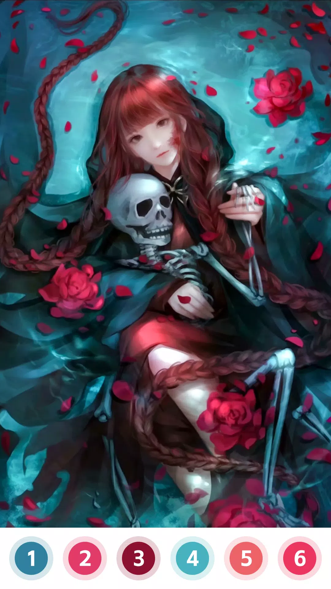 Love & Death Paint by Number Captura de pantalla 1