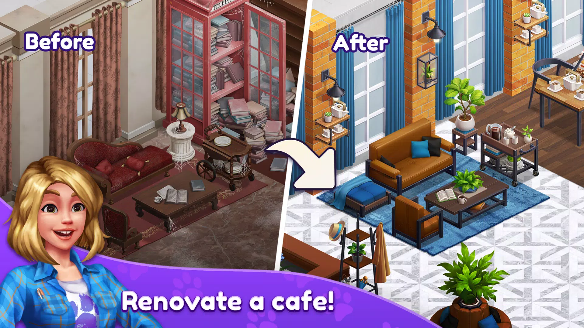 Piper's Pet Cafe - Solitaire Screenshot 0