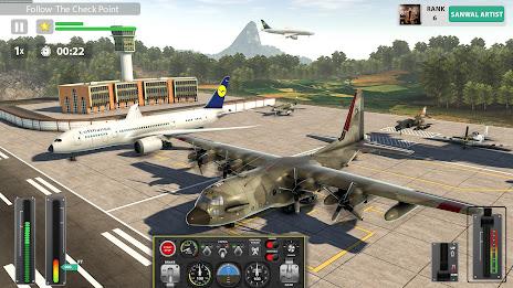 Fly Airplane flight simulator 스크린샷 0