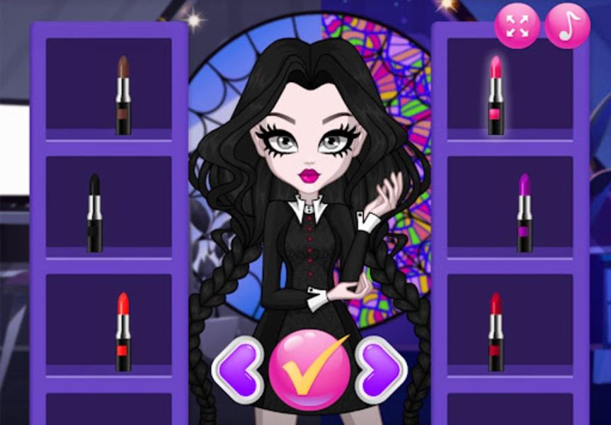 Schermata Wednesday Addams DressUp 3