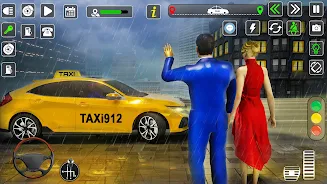 Taxi Driver Cab Car Driving 3D Screenshot 1