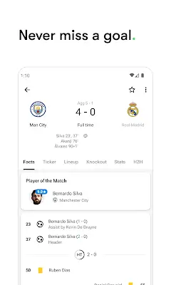 FotMob - Resultados de futebol Captura de tela 3