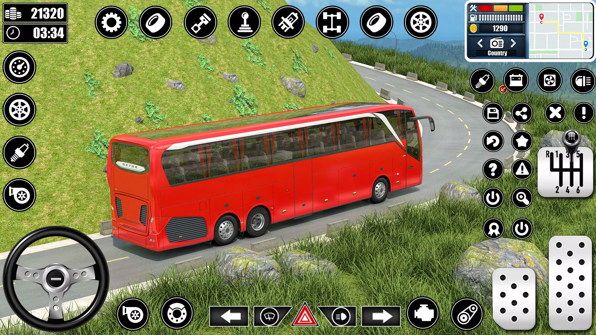 Coach Bus Driving Simulator Captura de pantalla 0