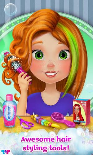 Crazy Hair Salon-Girl Makeover Capture d'écran 2