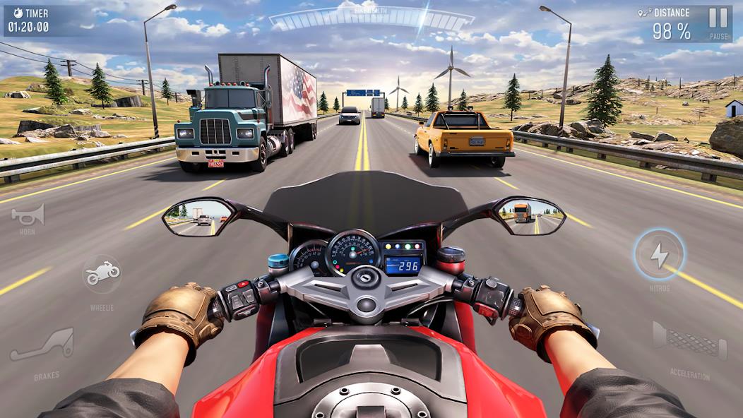 BRR: Moto Bike Racing Game 3D Mod 스크린샷 0