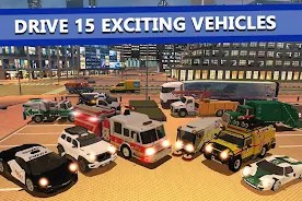 Emergency Driver Sim: City Her スクリーンショット 1