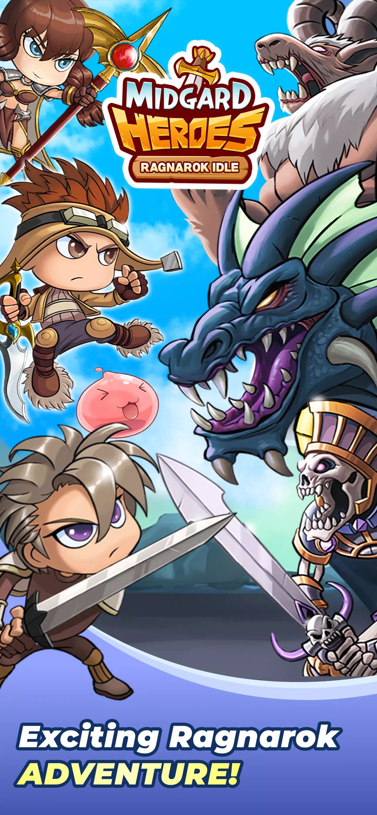 Midgard Heroes: Ragnarok Idle Captura de pantalla 0