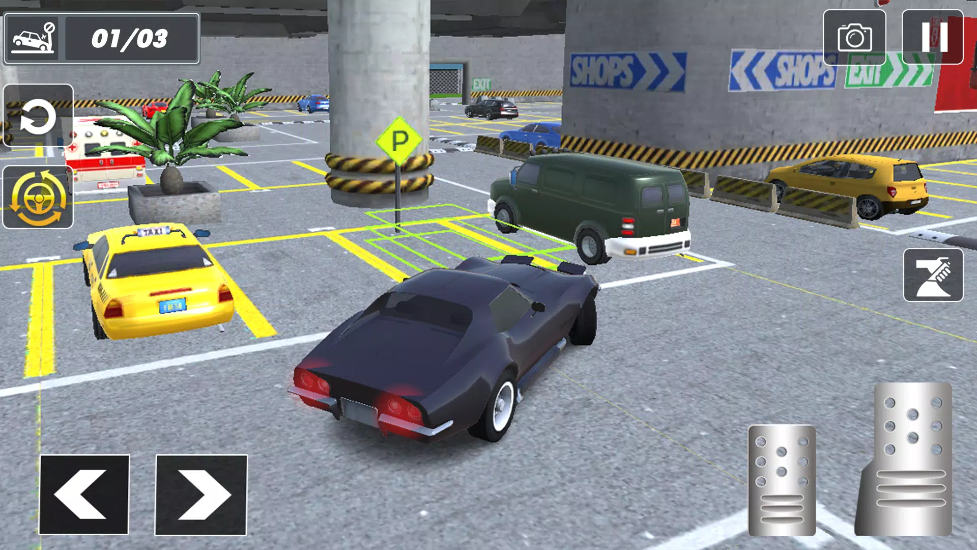 Car Parking 3D Simulation Game Tangkapan skrin 2