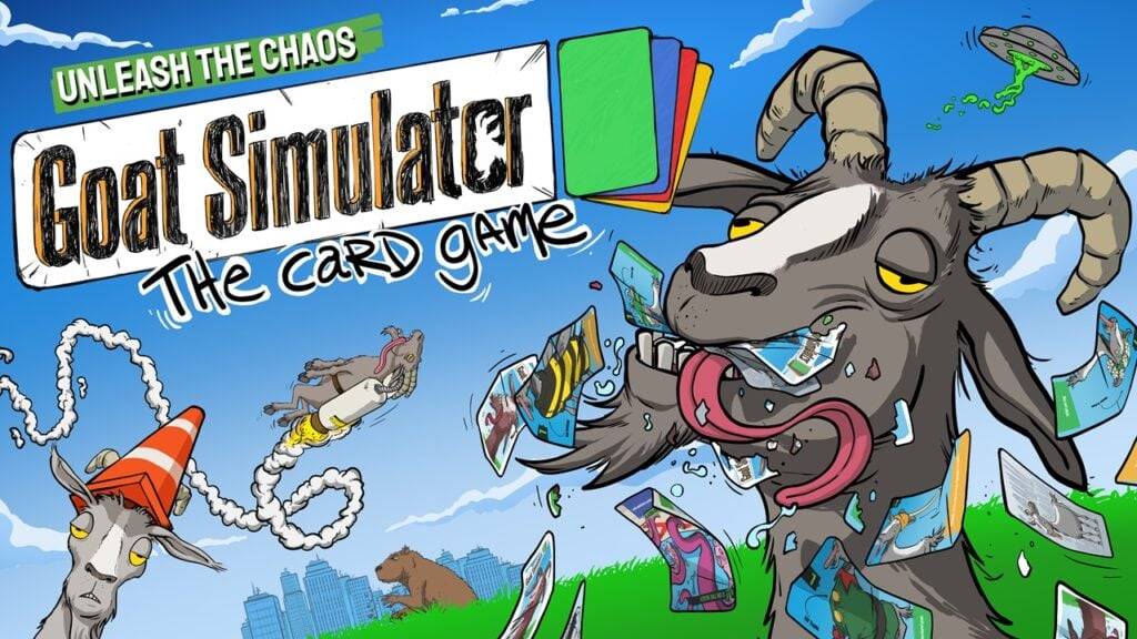 "Goat Simulator Card Game Lanced dit jaar"