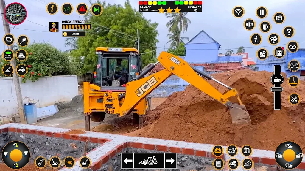 Snow Excavator Game: JCB Games 스크린샷 0