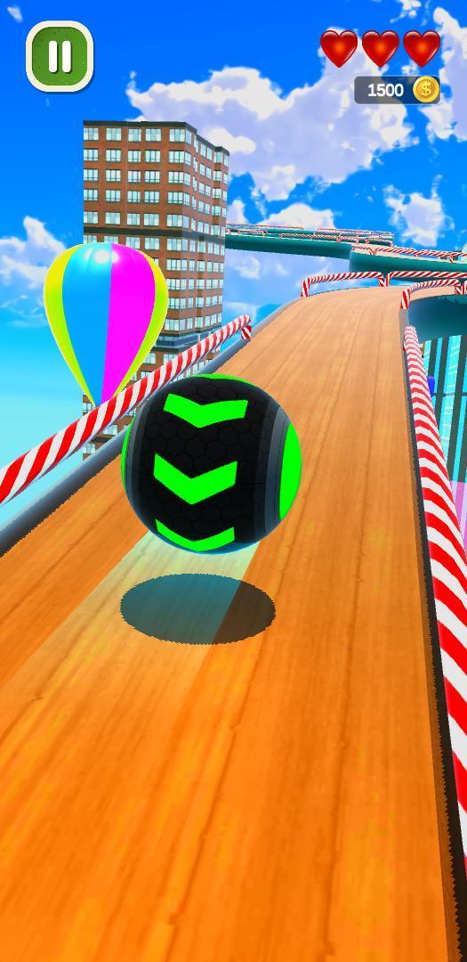 Sky Rolling Ball Game 3D Ball Ảnh chụp màn hình 0