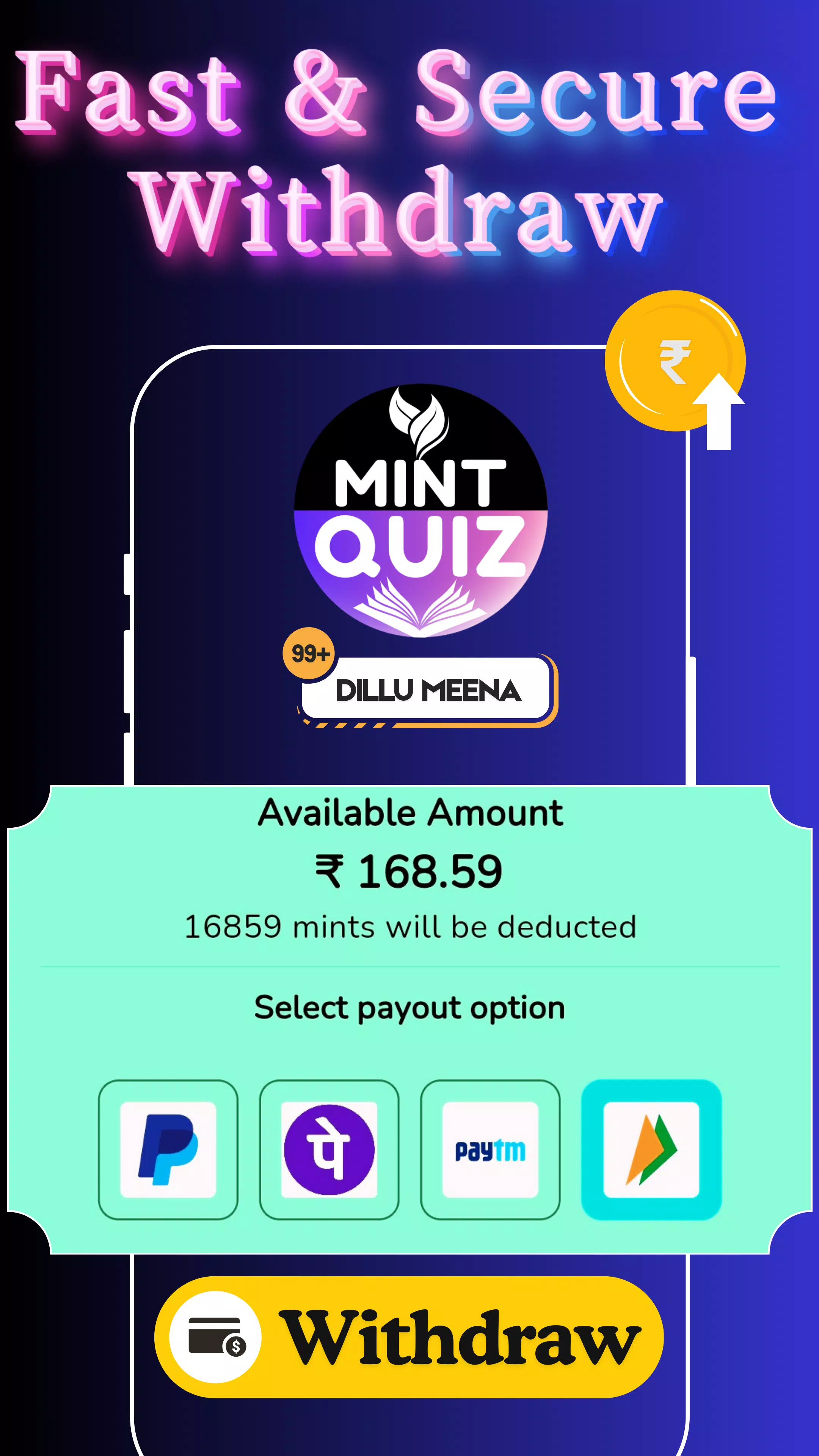 Earning App: Mint Quiz應用截圖第3張