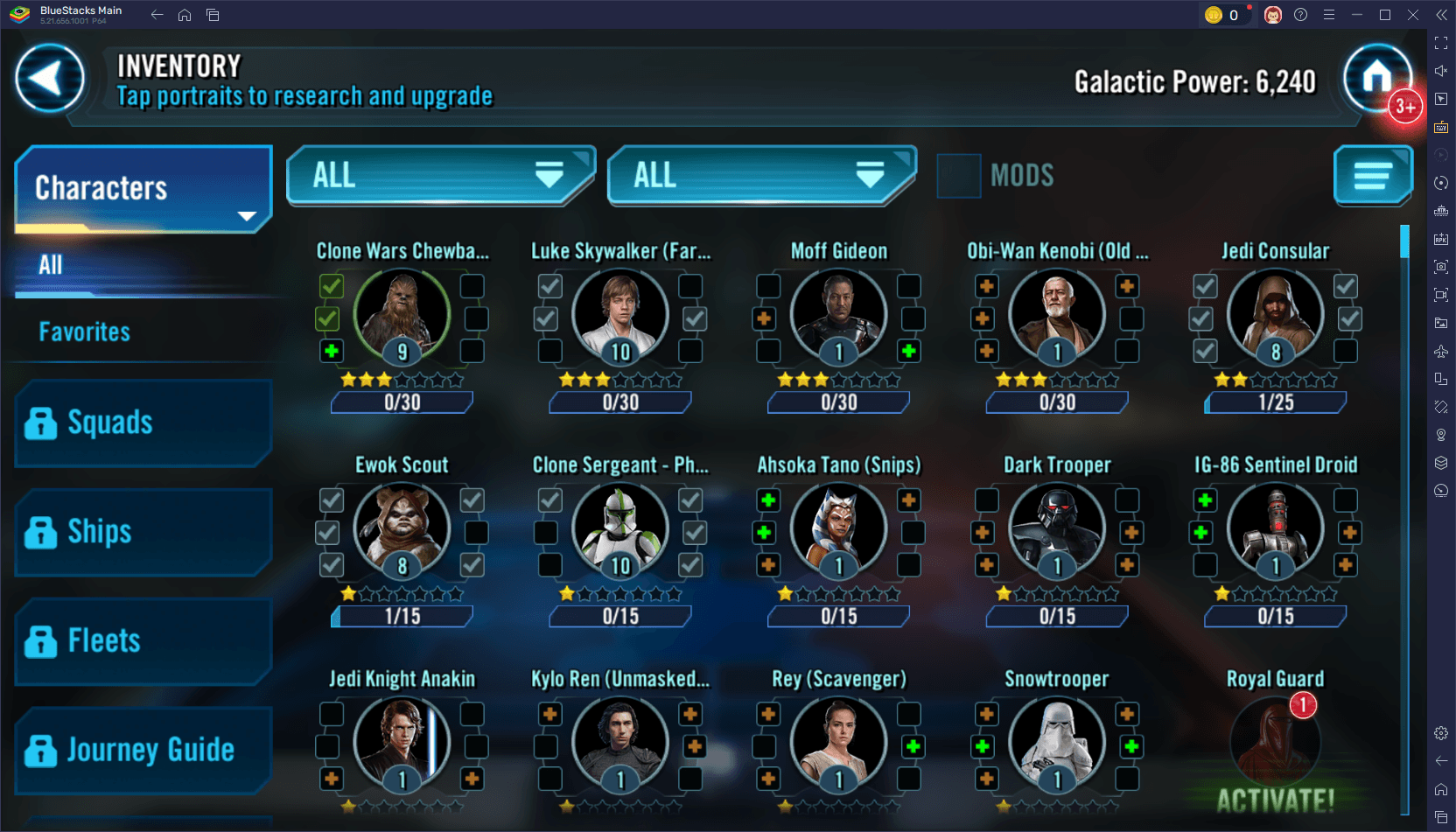 Star Wars: Galaxy of Heroes Tier List - Top Personnages pour 2025