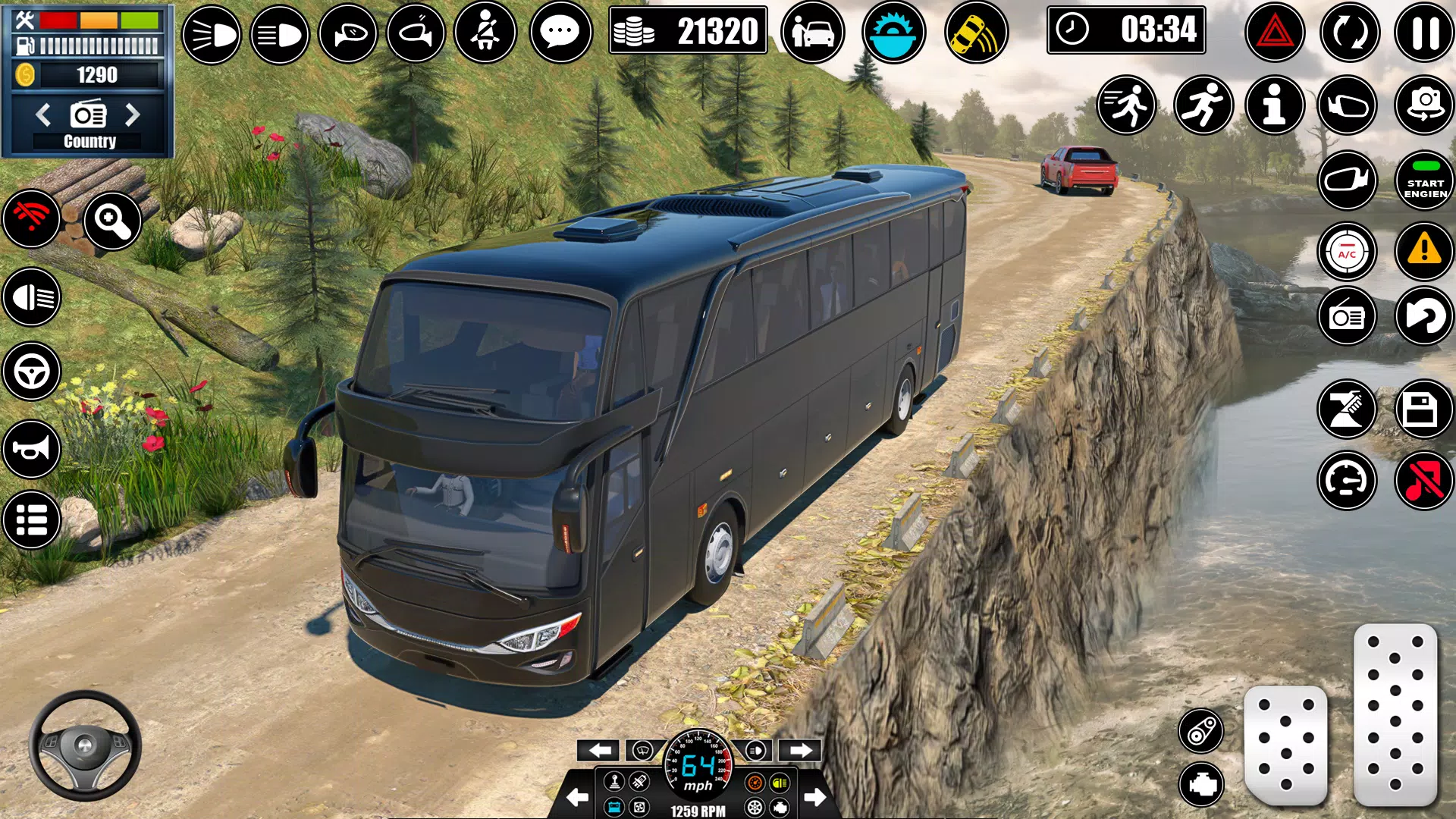 Coach Bus Driving Simulator Captura de pantalla 2
