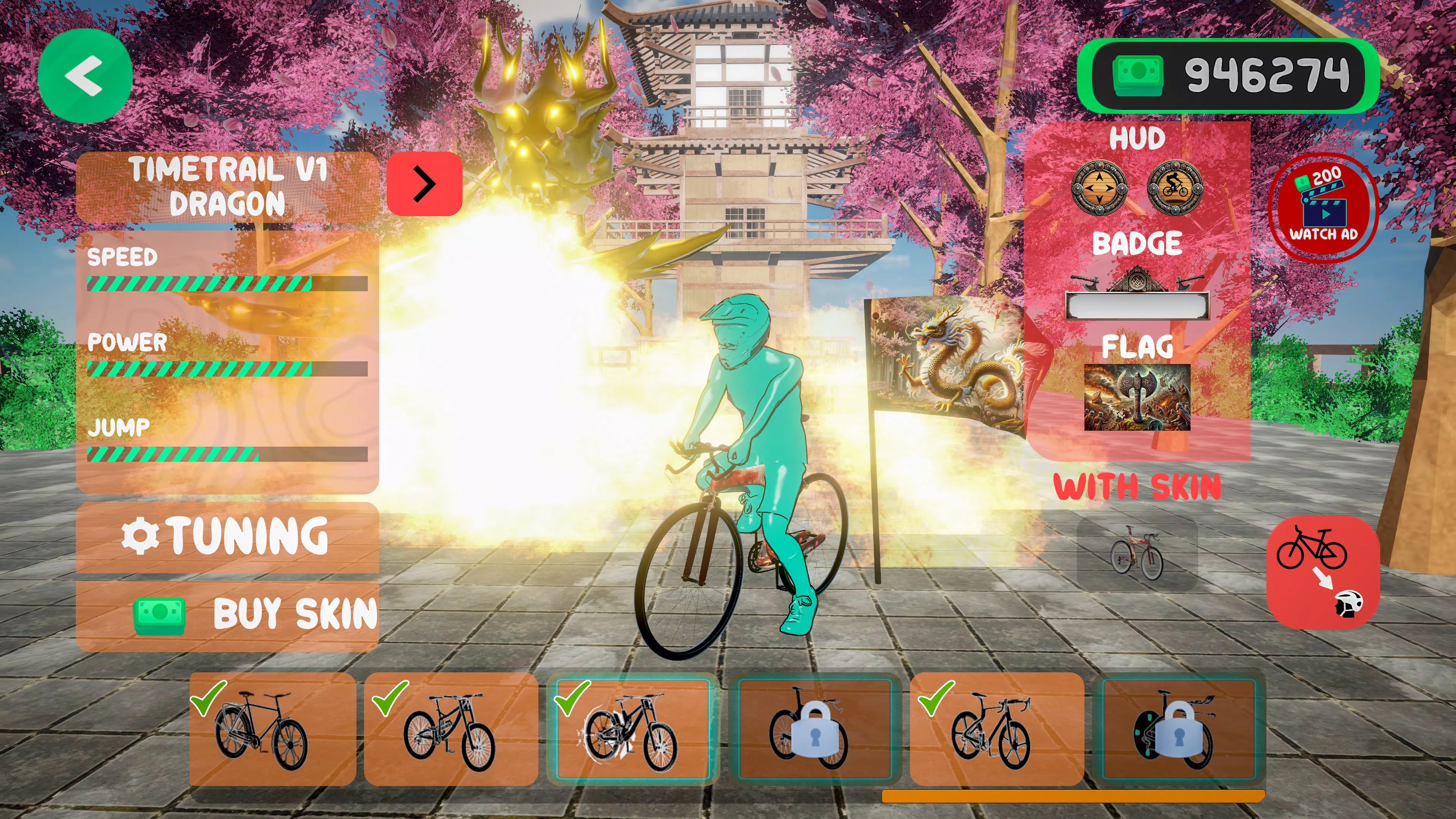 Bicycle Extreme Rider 3D Schermafbeelding 1