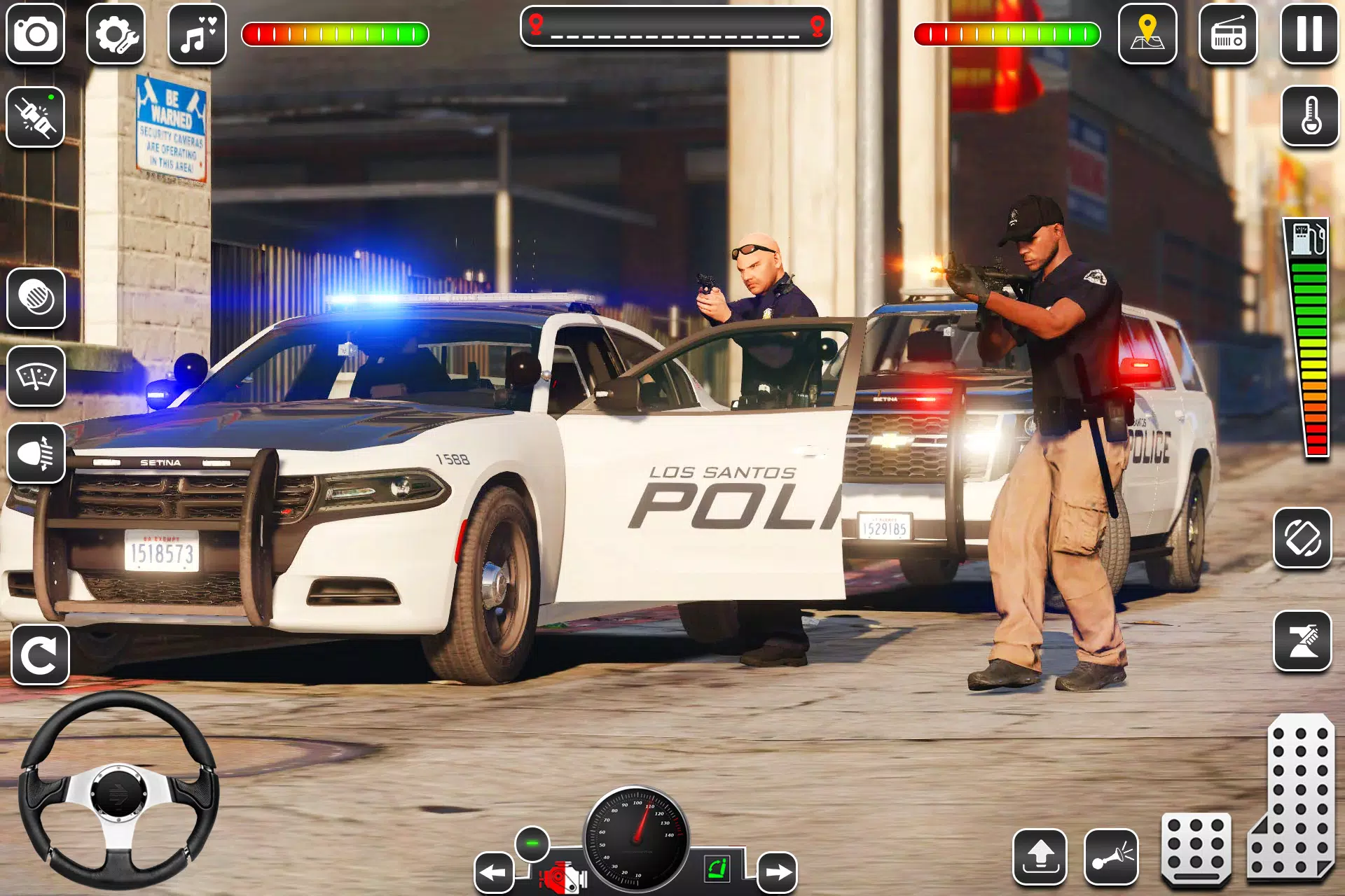 US Police Car Chase Game 3D Capture d'écran 2