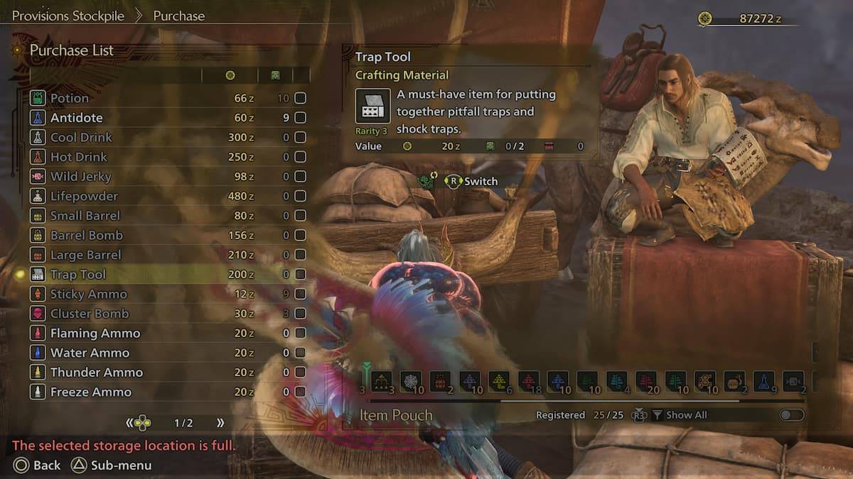 Guia de ferramentas de armadilha Wilds de Monster Hunter Wilds