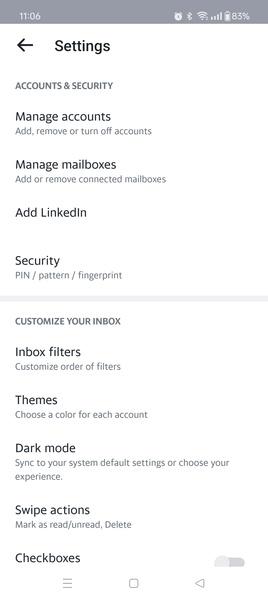 Yahoo Mail Schermafbeelding 0
