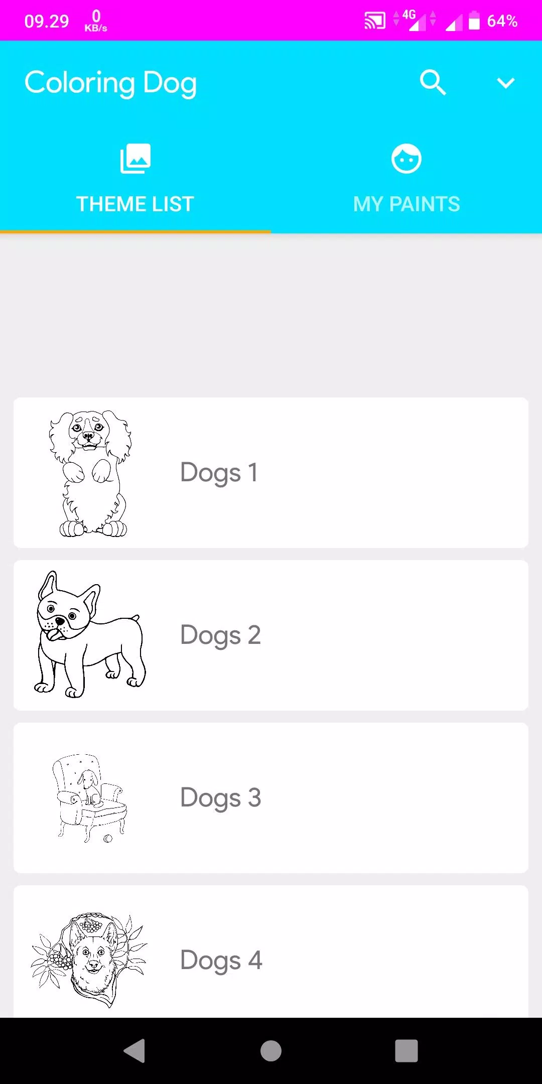 Coloring Dogs Скриншот 0