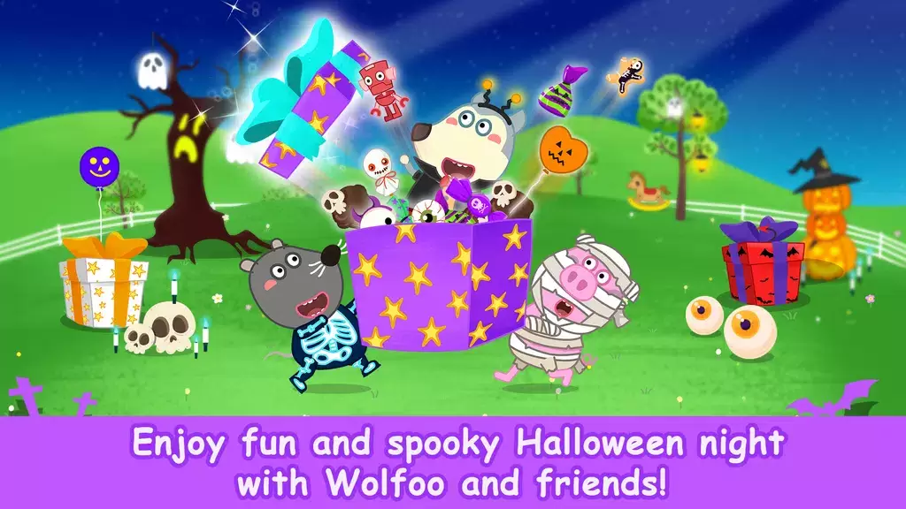 Wolfoo School Halloween Night應用截圖第0張