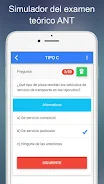 Simulador Examen ANT Ecuador Tangkapan skrin 0