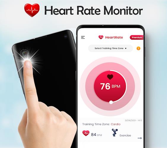 Heart Rate Monitor BPM Tracker Screenshot 0