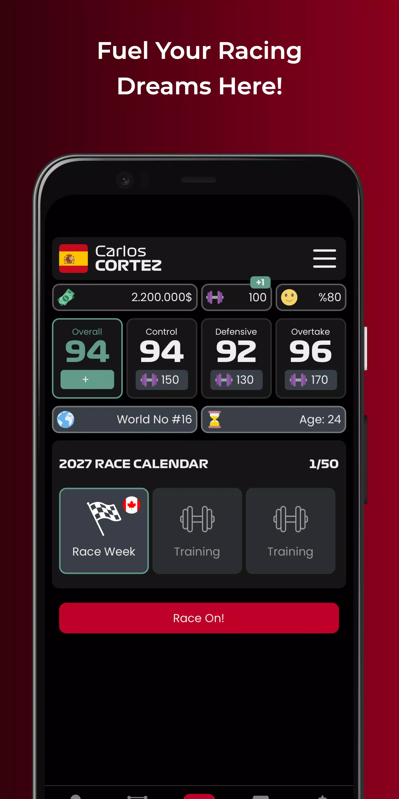 Motorsport Racer Career Game Скриншот 0