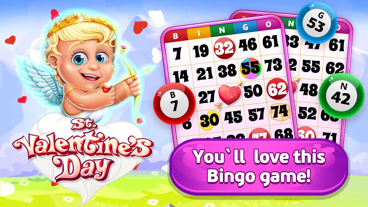 Bingo St. Valentine's Day Schermafbeelding 3