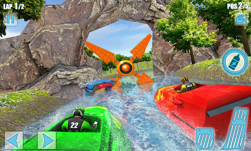 Speed Boat Crash Racing Captura de tela 2