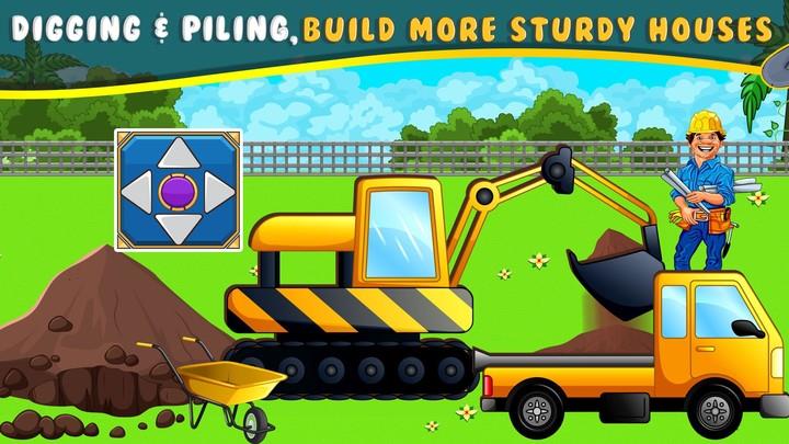 Construction Builder Truck Captura de pantalla 0