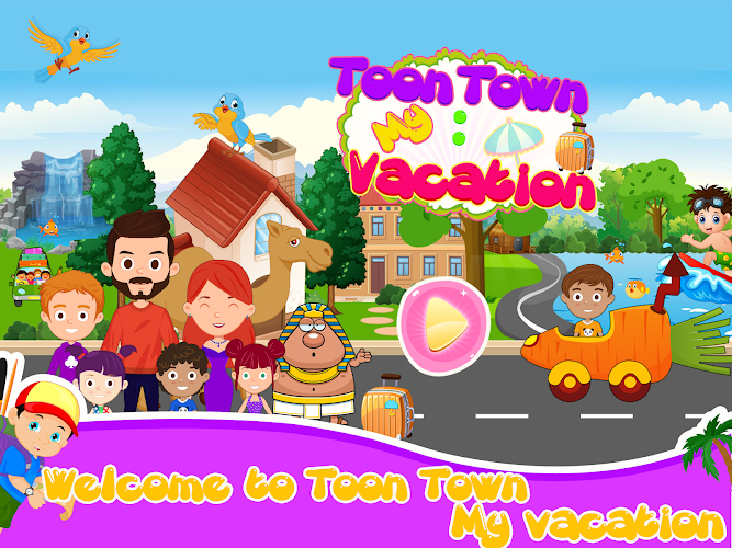 Toon Town: Vacation Captura de tela 0