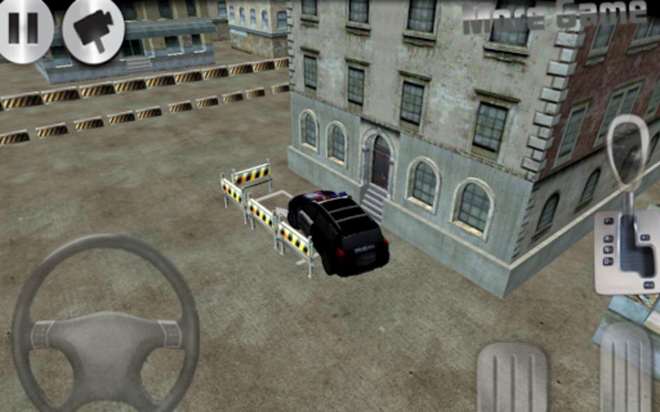 3D police car parking Screenshot 0