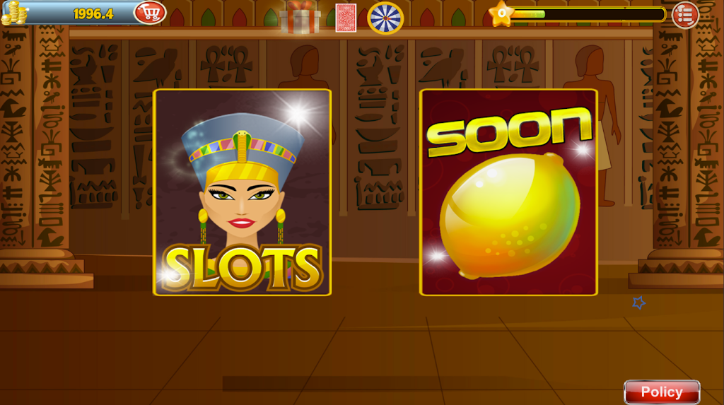 Classic Cleopatra Egypt Slot Machine ♛ 스크린샷 1