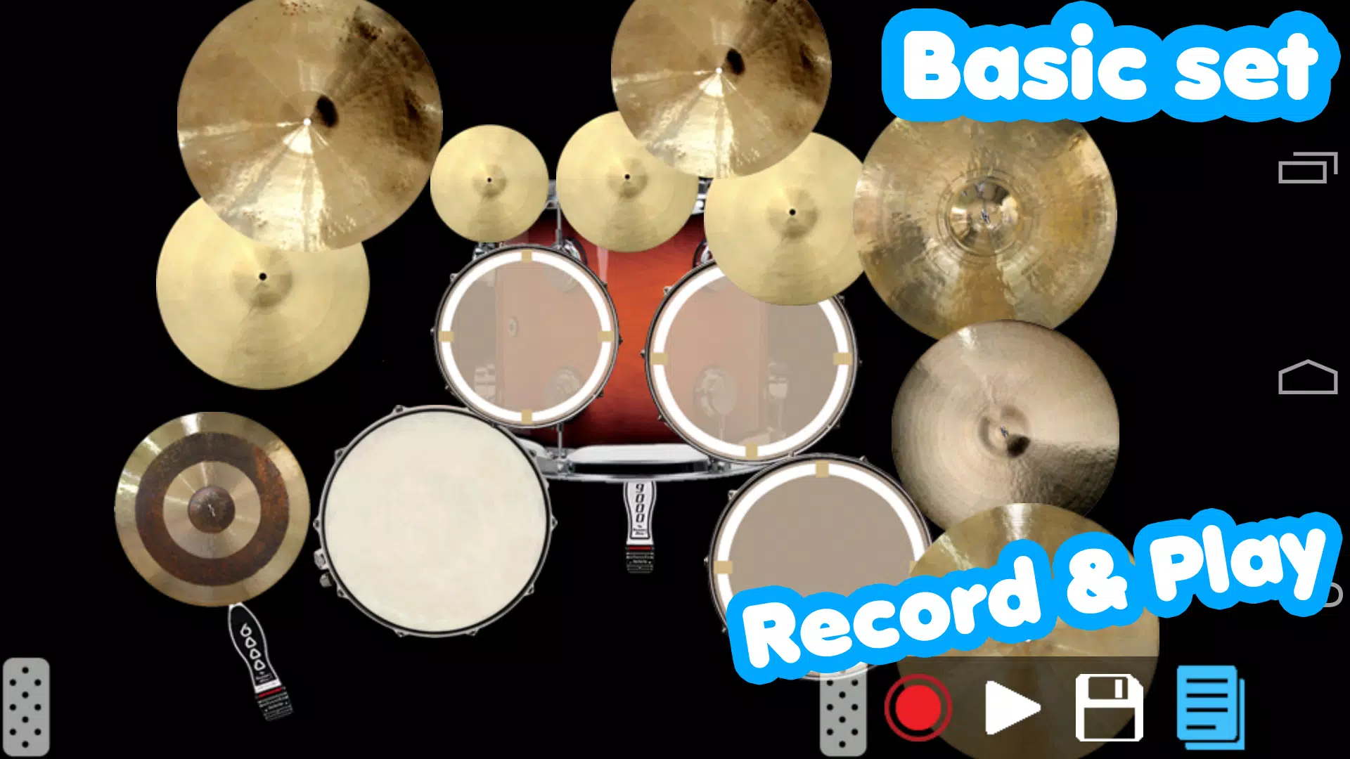 Schermata Drum Set - Drumming App 0