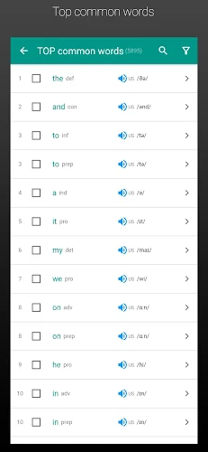 Learn CEFR Oxford Words Screenshot 1