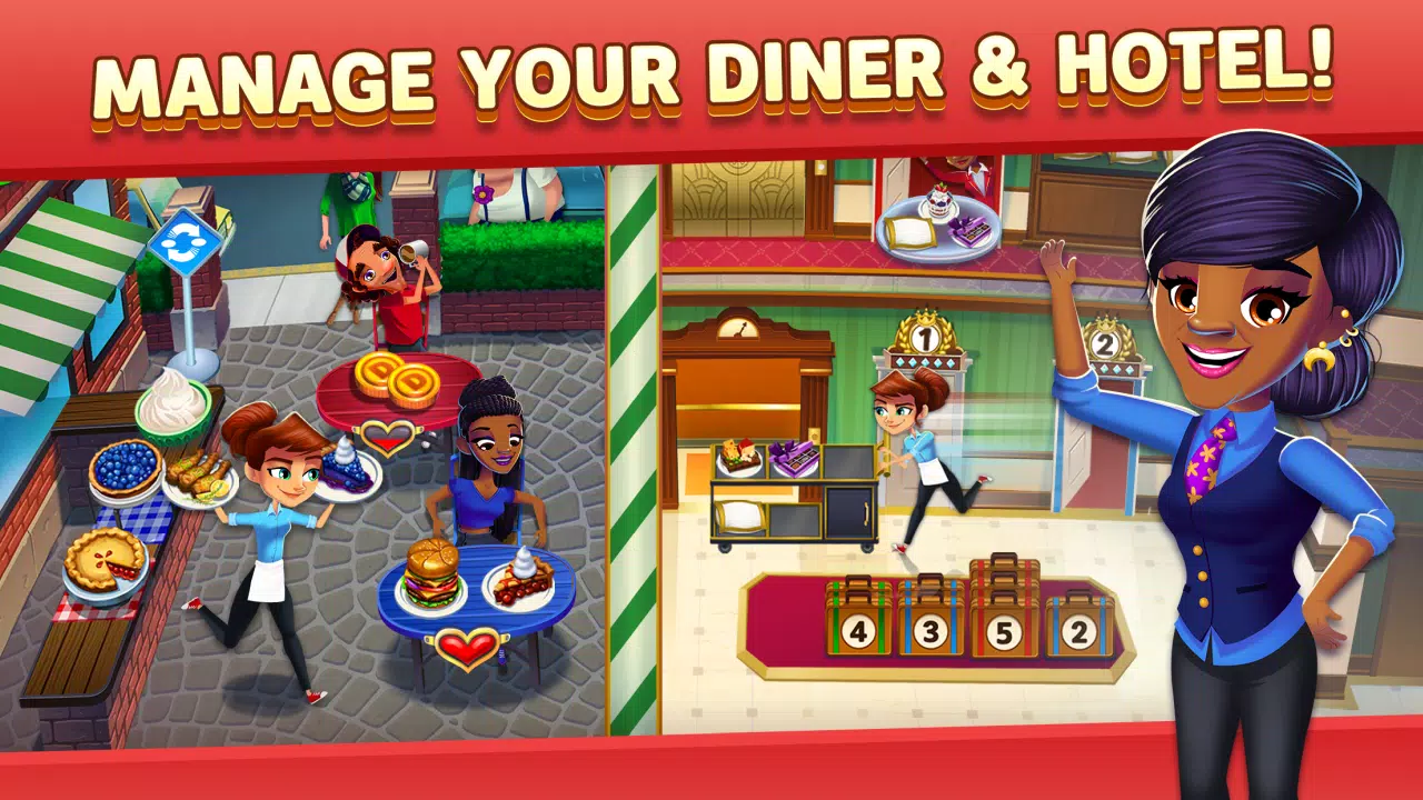 Diner DASH Adventures Ekran Görüntüsü 1