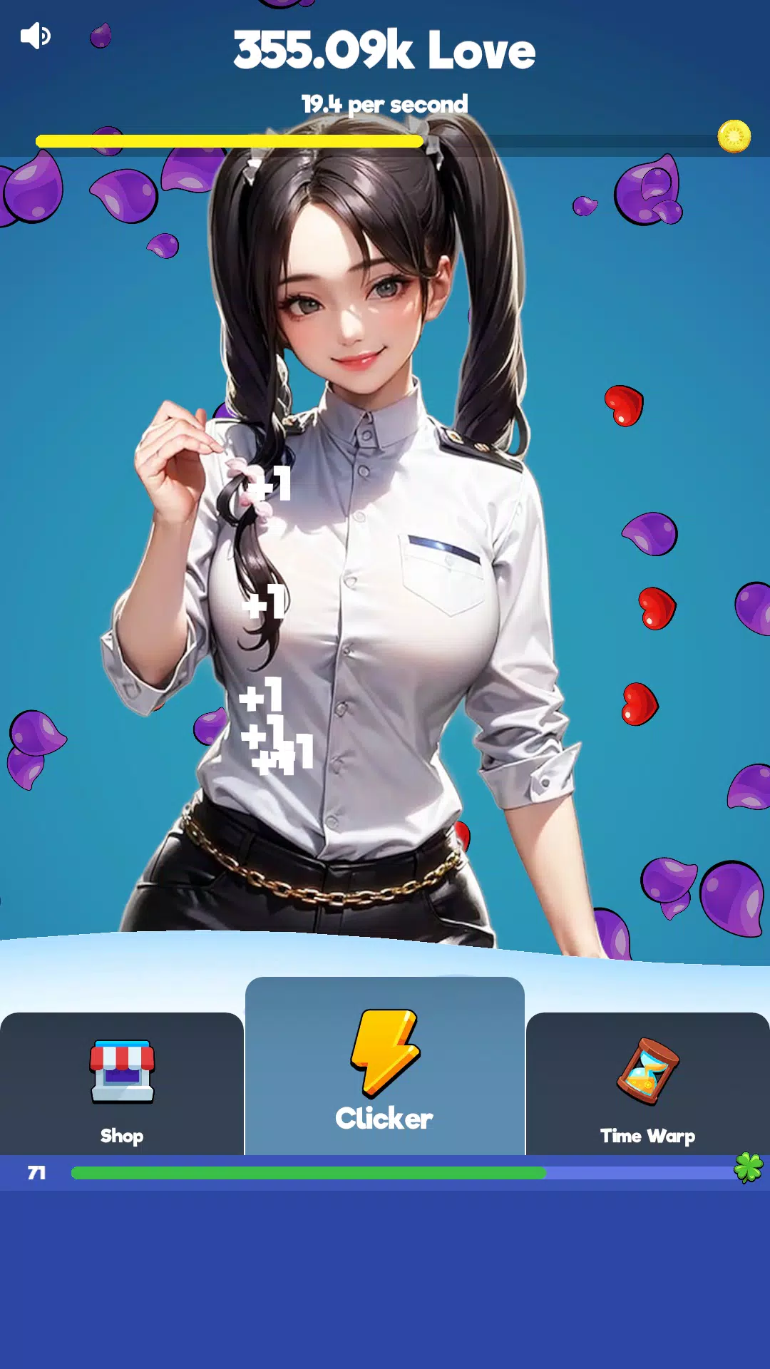 Sexy touch girls: idle clicker Ekran Görüntüsü 3