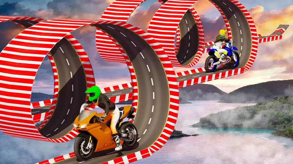 Stunt Bike Race Moto Drive 3D 스크린샷 2