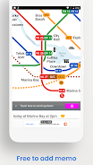 Singapore MRT Metro Map スクリーンショット 3