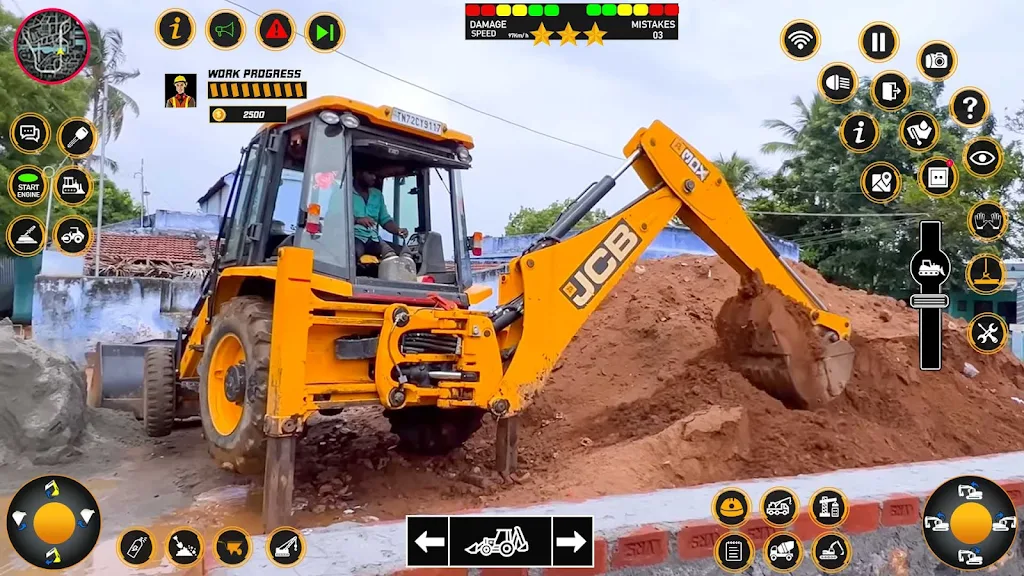 Snow Excavator Game: JCB Games Captura de tela 2