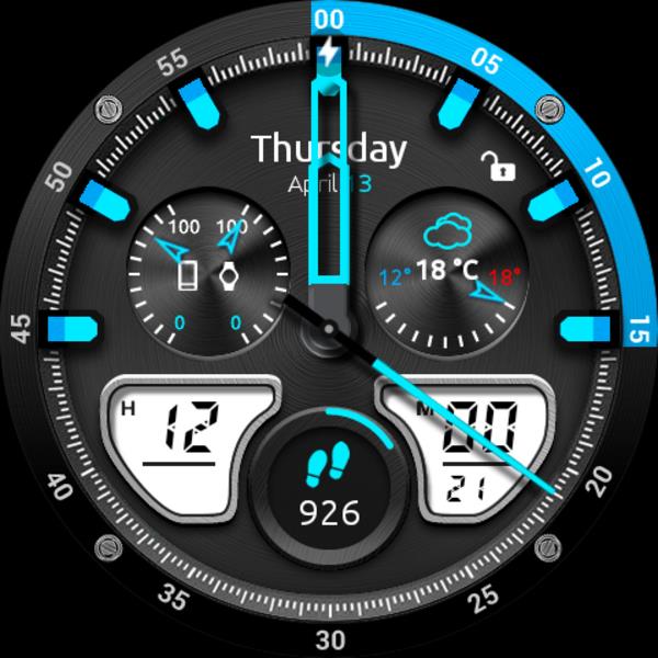 Fury Watch Face 스크린샷 3