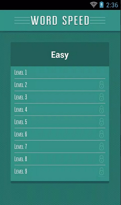 Word Speed Game Screenshot 1