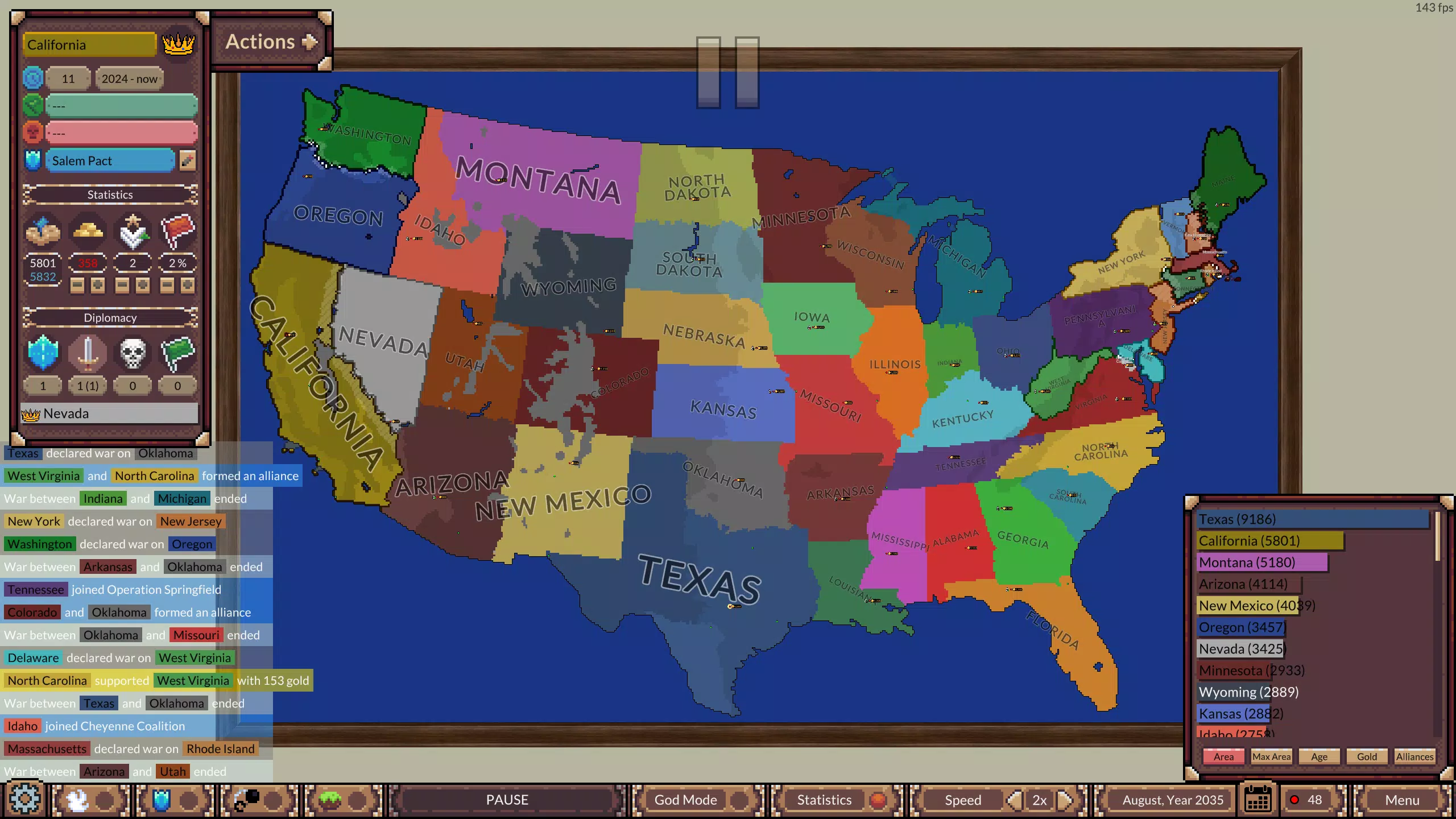 Ages of Conflict Captura de tela 1