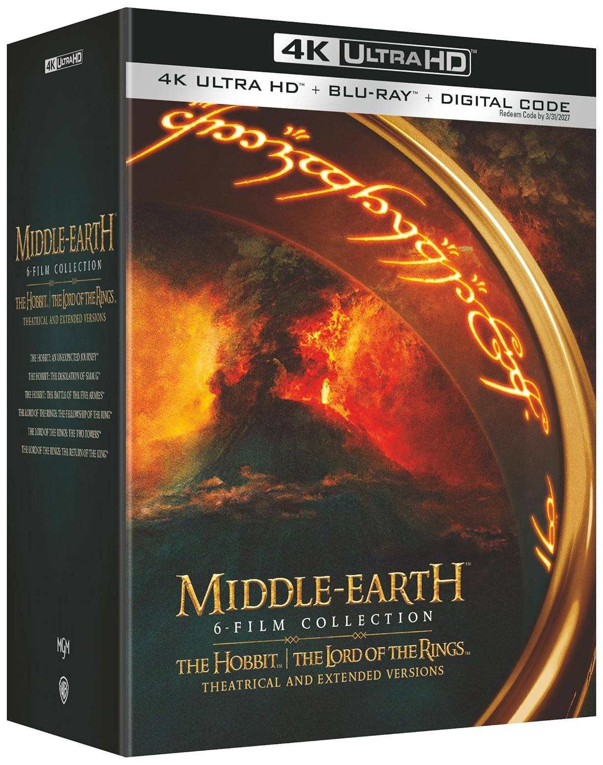 คอลเล็กชั่น 6-Film Middle-Earth (Extended & Theatrical) (4K Ultra HD + Digital)