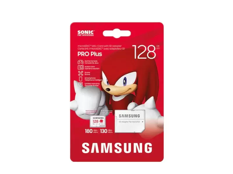PRO Plus Sonic the Hedgehog™ + Adapter microSDXC 128GB
