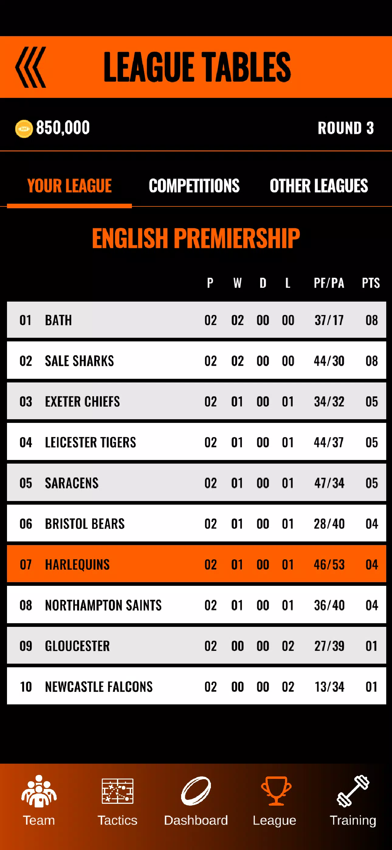 Rugby Manager 25 スクリーンショット 3