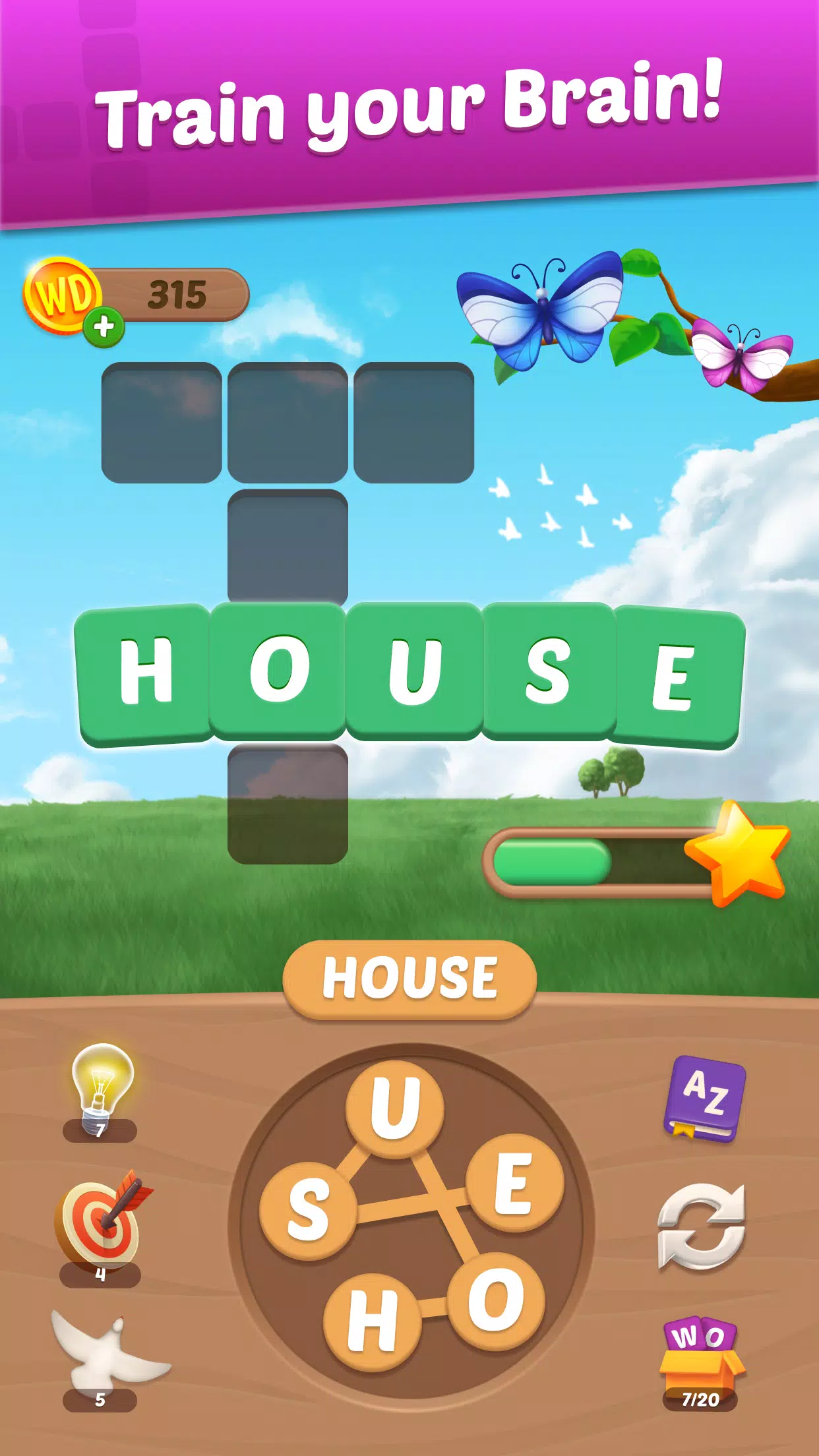 Wordington: Word Hunt & Design应用截图第1张